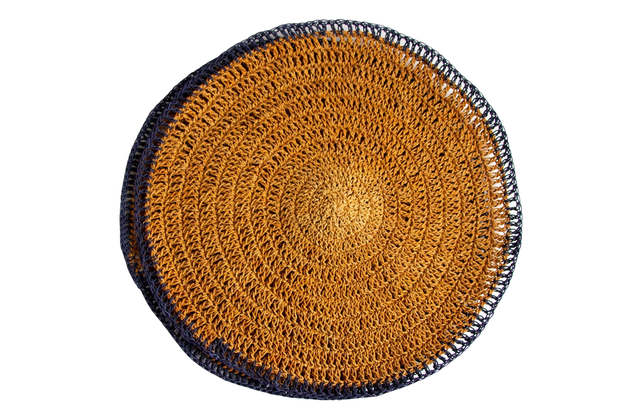 Set de 2 manteles individuales Wichí color ocre de fibra de chaguar