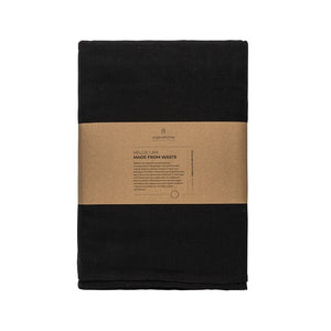 Black tablecloth 80% recycled cotton