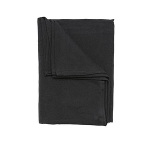 Black tablecloth 80% recycled cotton